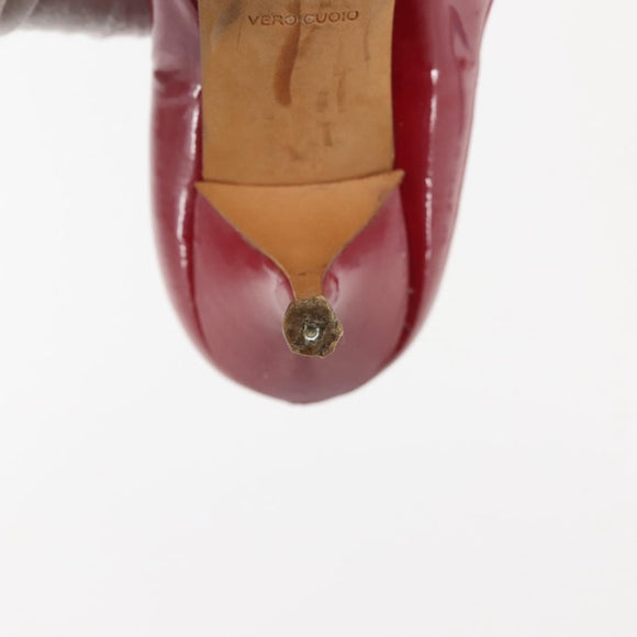 Miu Miu High heels Patent leather Red Auth ti3462