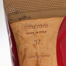 Miu Miu High heels Patent leather Red Auth ti3462-14