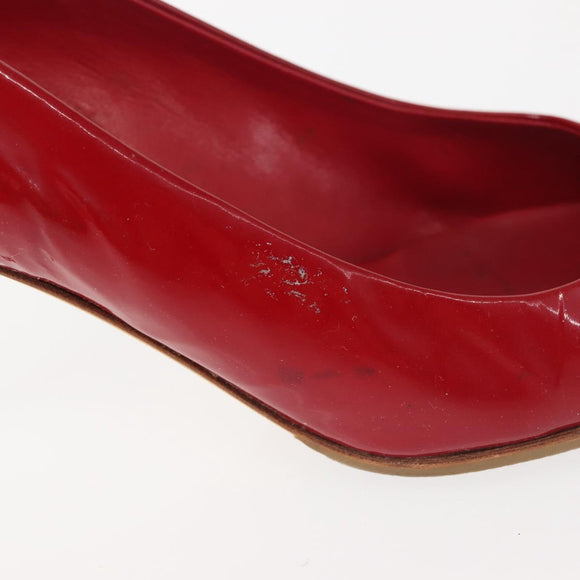 Miu Miu High heels Patent leather Red Auth ti3462