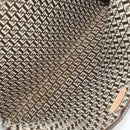 FENDI Zucchino Canvas Bag Enamel 2Set Brown Auth ti3463-9