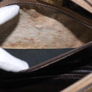 FENDI Zucchino Canvas Shoulder Bag Coated Canvas Beige Auth ti3464-18