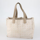 CHANEL New Travel Line Tote Bag Nylon 3 Set Pink Beige CC Auth ti3465-11