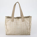 CHANEL New Travel Line Tote Bag Nylon 3 Set Pink Beige CC Auth ti3465-17