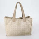 CHANEL New Travel Line Tote Bag Nylon 3 Set Pink Beige CC Auth ti3465-18