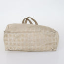 CHANEL New Travel Line Tote Bag Nylon 3 Set Pink Beige CC Auth ti3465-23