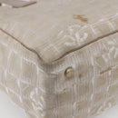 CHANEL New Travel Line Tote Bag Nylon Beige Gold CC Auth ti3466-16