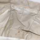 CHANEL New Travel Line Tote Bag Nylon Beige Gold CC Auth ti3466-18