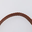 BALLY Tote Bag Leather Canvas 4 Set Red Beige cream Auth ti3468-11