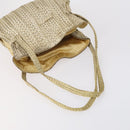 BALLY Tote Bag Leather Canvas 4 Set Red Beige cream Auth ti3468-16