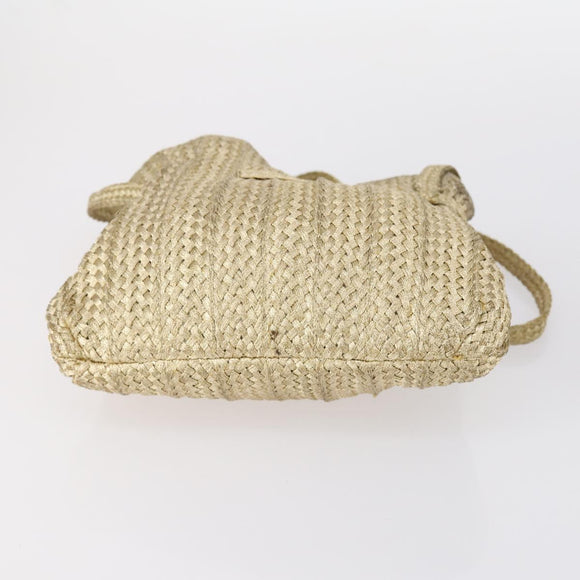 BALLY Tote Bag Leather Canvas 4 Set Red Beige cream Auth ti3468