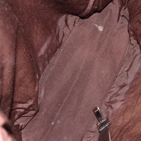 BALLY Tote Bag Leather Canvas 4 Set Red Beige cream Auth ti3468