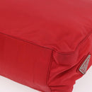 PRADA Tote Bag Nylon Red Silver Auth ti3470-15