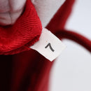 PRADA Tote Bag Nylon Red Silver Auth ti3470-11