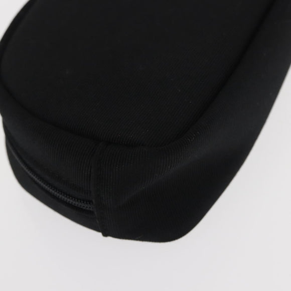 BURBERRY Nova Check Handkerchief Pouch Nylon 2 Set Black Beige Auth ti3471