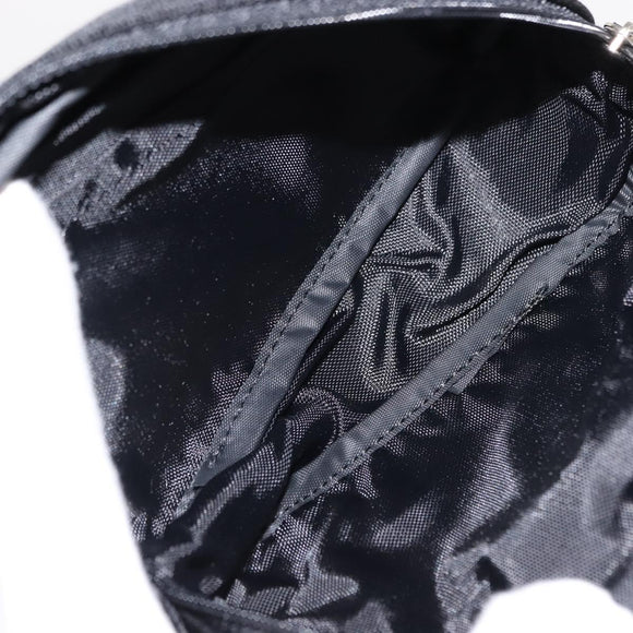 BURBERRY Nova Check Handkerchief Pouch Nylon 2 Set Black Beige Auth ti3471