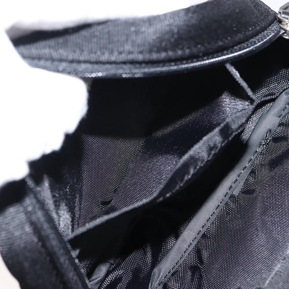 BURBERRY Nova Check Handkerchief Pouch Nylon 2 Set Black Beige Auth ti3471