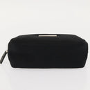 BURBERRY Nova Check Handkerchief Pouch Nylon 2 Set Black Beige Auth ti3471-6