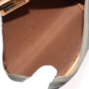 Christian Dior Honeycomb Canvas Shoulder Bag PVC Gray Gold Auth ti3472-12