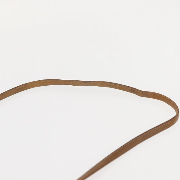 Christian Dior Honeycomb Canvas Shoulder Bag PVC Gray Gold Auth ti3472