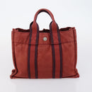 SAINT LAURENT Bvlgari Hermes Hand Bag Canvas 3 Set Pink Red beige Auth ti3473-16