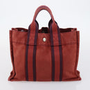 SAINT LAURENT Bvlgari Hermes Hand Bag Canvas 3 Set Pink Red beige Auth ti3473-17