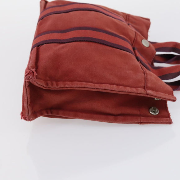 SAINT LAURENT Bvlgari Hermes Hand Bag Canvas 3 Set Pink Red beige Auth ti3473