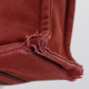 SAINT LAURENT Bvlgari Hermes Hand Bag Canvas 3 Set Pink Red beige Auth ti3473-22