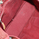 SAINT LAURENT Bvlgari Hermes Hand Bag Canvas 3 Set Pink Red beige Auth ti3473-23