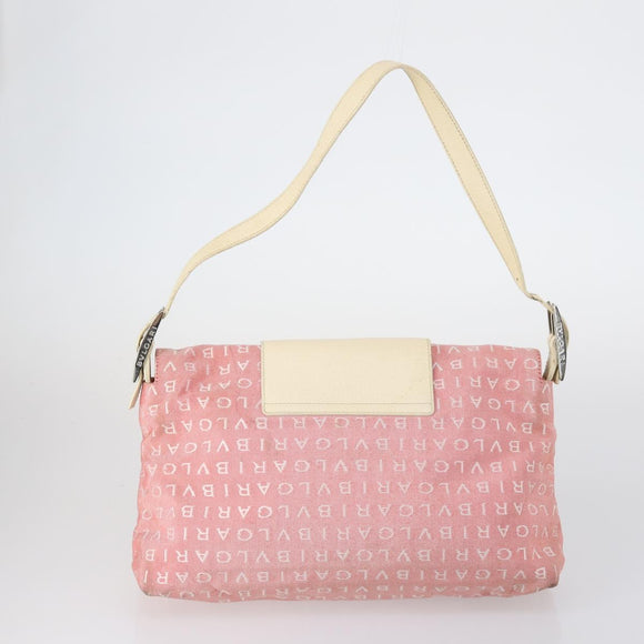 SAINT LAURENT Bvlgari Hermes Hand Bag Canvas 3 Set Pink Red beige Auth ti3473