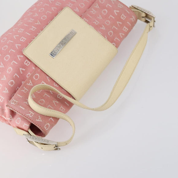 SAINT LAURENT Bvlgari Hermes Hand Bag Canvas 3 Set Pink Red beige Auth ti3473