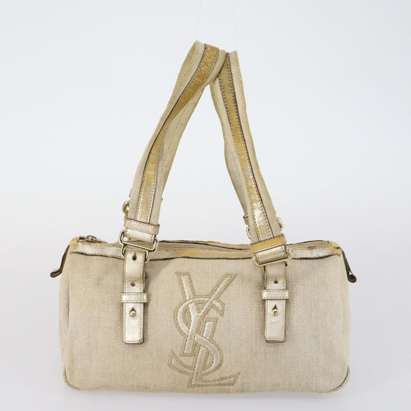 SAINT LAURENT Bvlgari Hermes Hand Bag Canvas 3 Set Pink Red beige Auth ti3473