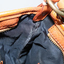 BURBERRY Blue Label Black label Bag Canvas Leather 6 Set Beige Black Auth ti3474-17