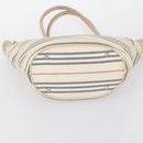 BURBERRY Nova Check Blue Label Tote Bag Canvas 3 Set Beige Auth ti3475-14