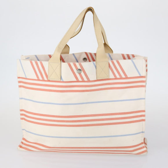 BURBERRY Nova Check Blue Label Tote Bag Canvas 3 Set Beige Auth ti3475