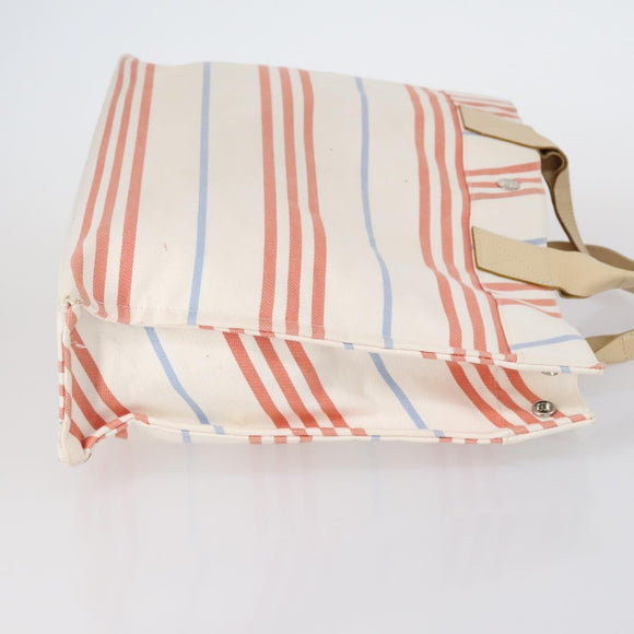 BURBERRY Nova Check Blue Label Tote Bag Canvas 3 Set Beige Auth ti3475