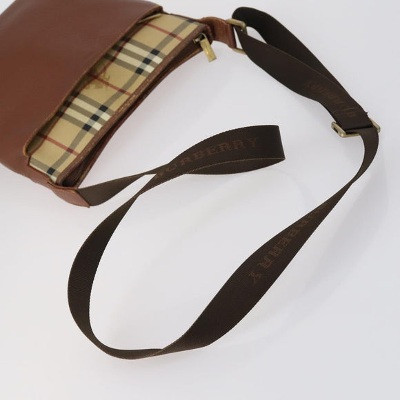 BURBERRY Blue Label Wallet Bag Canvas Leather PVC 7 Set Beige Black Auth ti3476