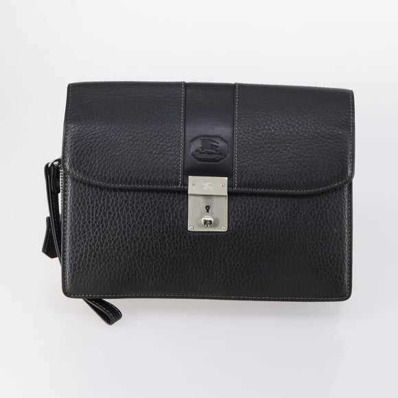 BURBERRY Blue Label Wallet Bag Canvas Leather PVC 7 Set Beige Black Auth ti3476