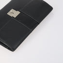 BURBERRY Blue Label Wallet Bag Canvas Leather PVC 7 Set Beige Black Auth ti3476-24