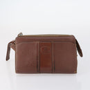 BURBERRY Blue Label Wallet Bag Canvas Leather PVC 7 Set Beige Black Auth ti3476-27