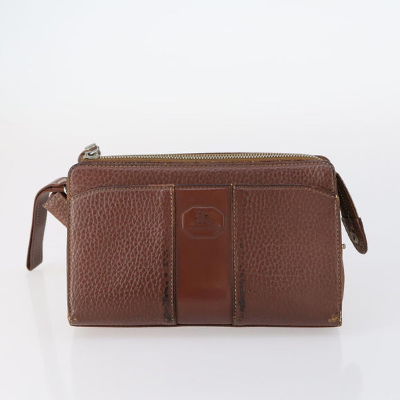 BURBERRY Blue Label Wallet Bag Canvas Leather PVC 7 Set Beige Black Auth ti3476