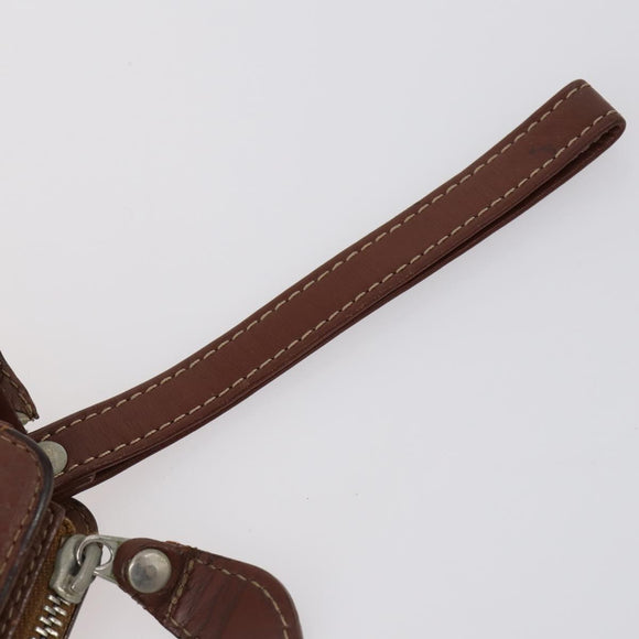 BURBERRY Blue Label Wallet Bag Canvas Leather PVC 7 Set Beige Black Auth ti3476