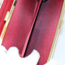 BURBERRY Blue Label Wallet Bag Canvas Leather PVC 7 Set Beige Black Auth ti3476-38