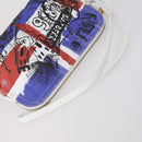 BURBERRY Blue Label Wallet Bag Canvas Leather PVC 7 Set Beige Black Auth ti3476-9