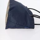 BURBERRY Nova Check Blue Label Bag Nylon 3 Set Beige Blue Bink Auth ti3477-4