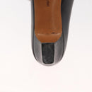 Salvatore Ferragamo Pumps Leather Black Gold Auth ti3478-10