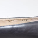 Salvatore Ferragamo Pumps Leather Black Gold Auth ti3478-21