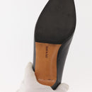 Salvatore Ferragamo Pumps Leather Black Gold Auth ti3478-9