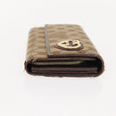 GUCCI GG Canvas Wallet 2Set Beige Auth ti3479-13