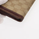 GUCCI GG Canvas Wallet 2Set Beige Auth ti3479-7