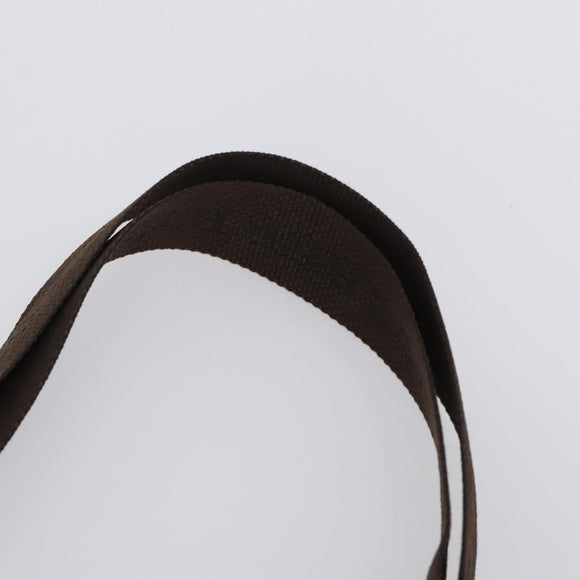 BURBERRY Nova Check Black Blue Label Bag Nylon Canvas 3 Set Brown Auth ti3481